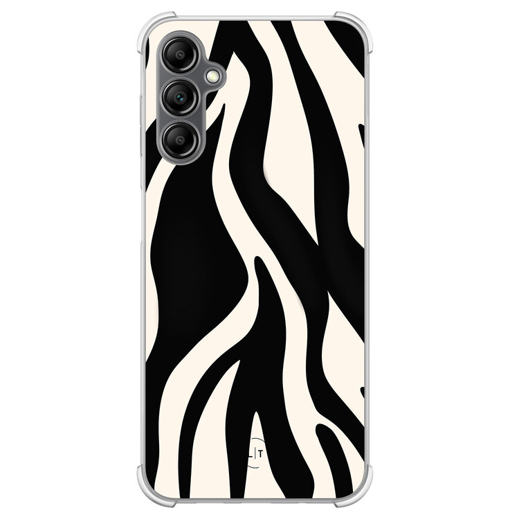 Leuke Telefoonhoesjes Samsung Galaxy A14 shockproof case - Zebra