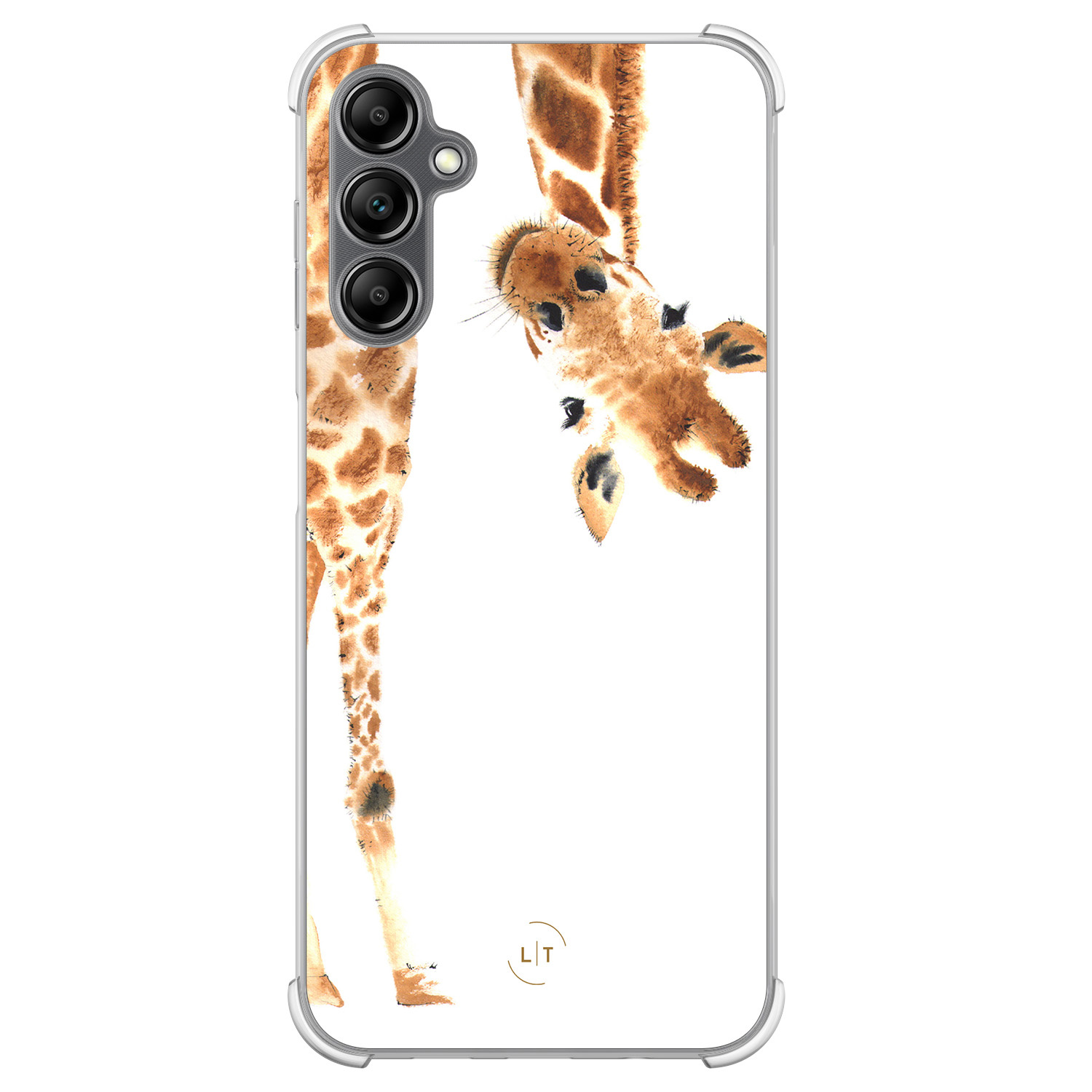 Leuke Telefoonhoesjes Samsung Galaxy A14 shockproof case - Giraffe
