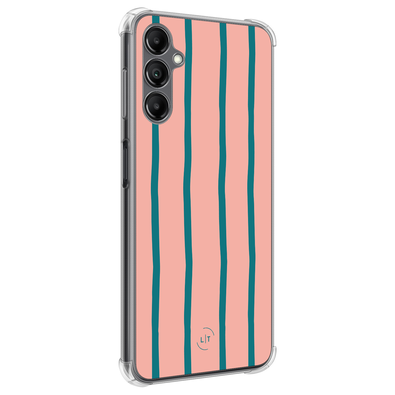 Leuke Telefoonhoesjes Samsung Galaxy A14 shockproof case - Pink flow