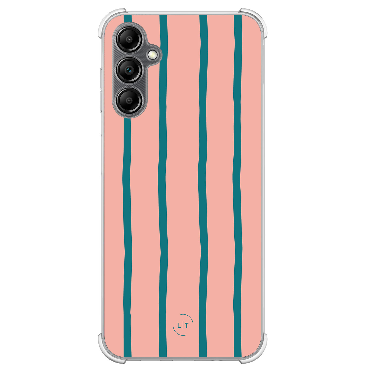 Leuke Telefoonhoesjes Samsung Galaxy A14 shockproof case - Pink flow