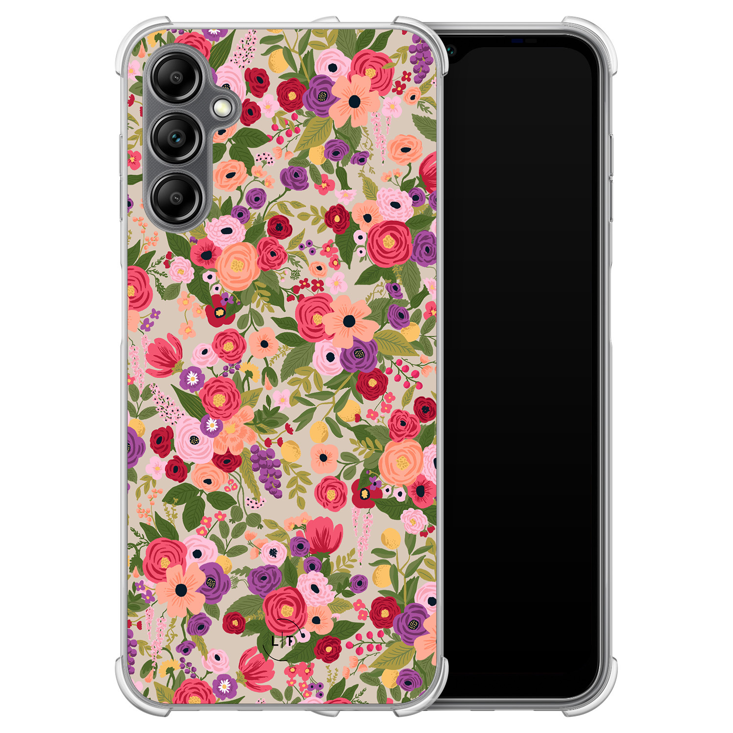 Leuke Telefoonhoesjes Samsung Galaxy A14 shockproof case - Floral garden