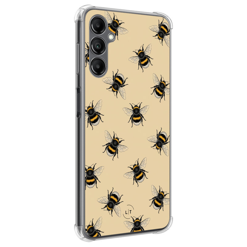 Leuke Telefoonhoesjes Samsung Galaxy A14 shockproof case - Bee happy