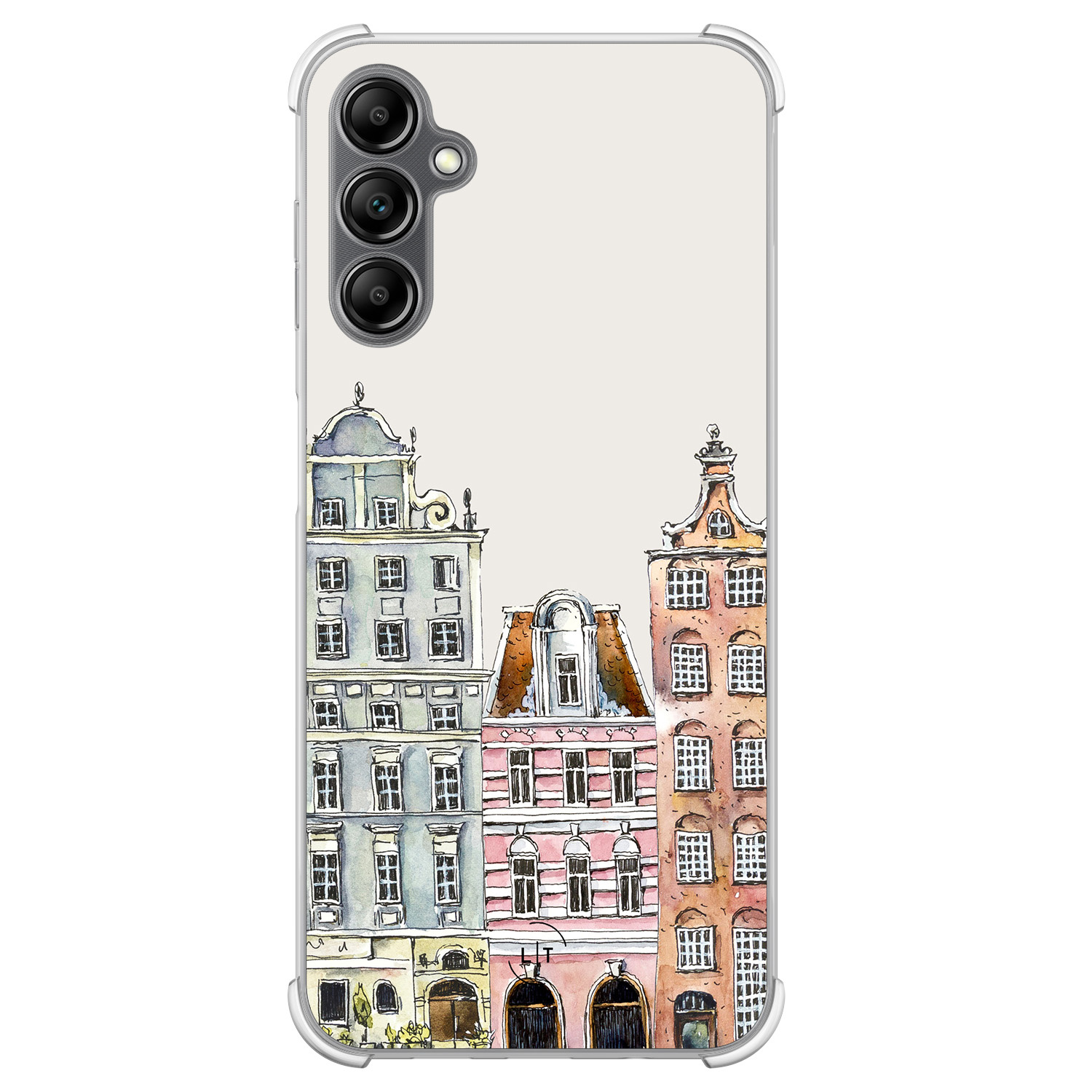 Leuke Telefoonhoesjes Samsung Galaxy A14 shockproof case - Grachtenpandjes