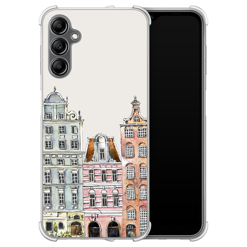 Leuke Telefoonhoesjes Samsung Galaxy A14 shockproof case - Grachtenpandjes