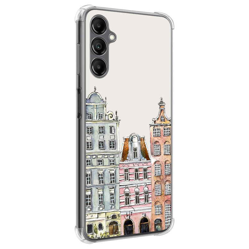 Leuke Telefoonhoesjes Samsung Galaxy A14 shockproof case - Grachtenpandjes