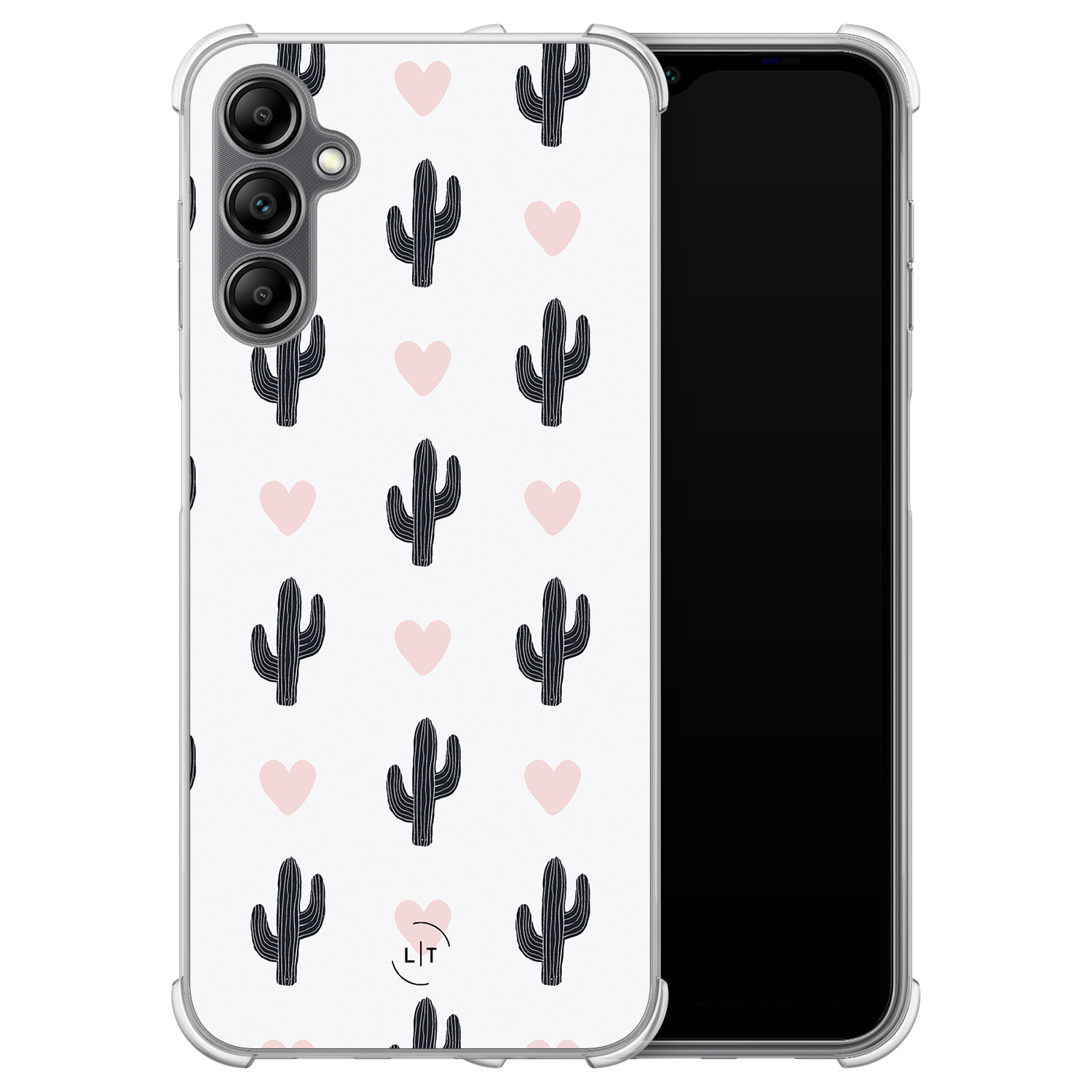 Leuke Telefoonhoesjes Samsung Galaxy A14 shockproof case - Cactus love