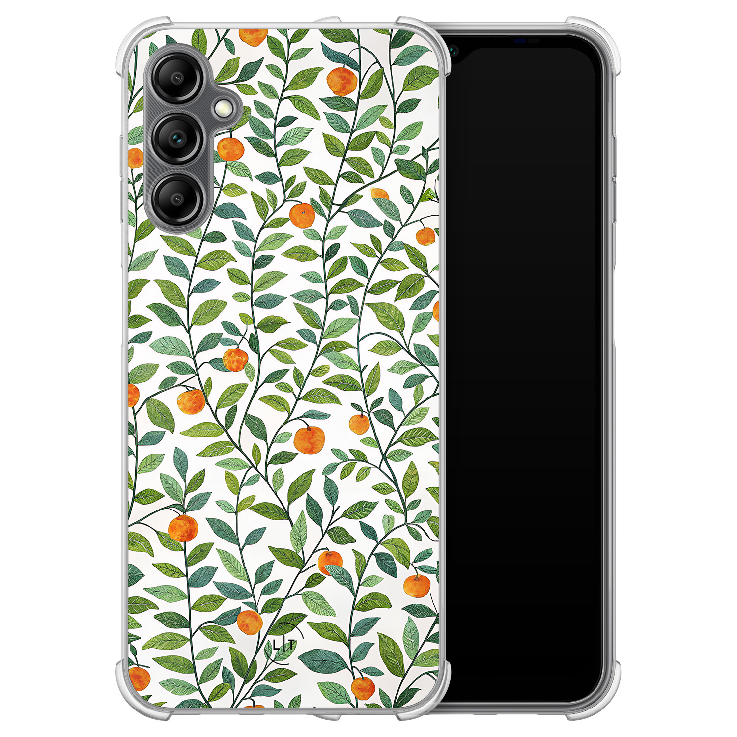 Leuke Telefoonhoesjes Samsung Galaxy A14 shockproof case - Orange garden