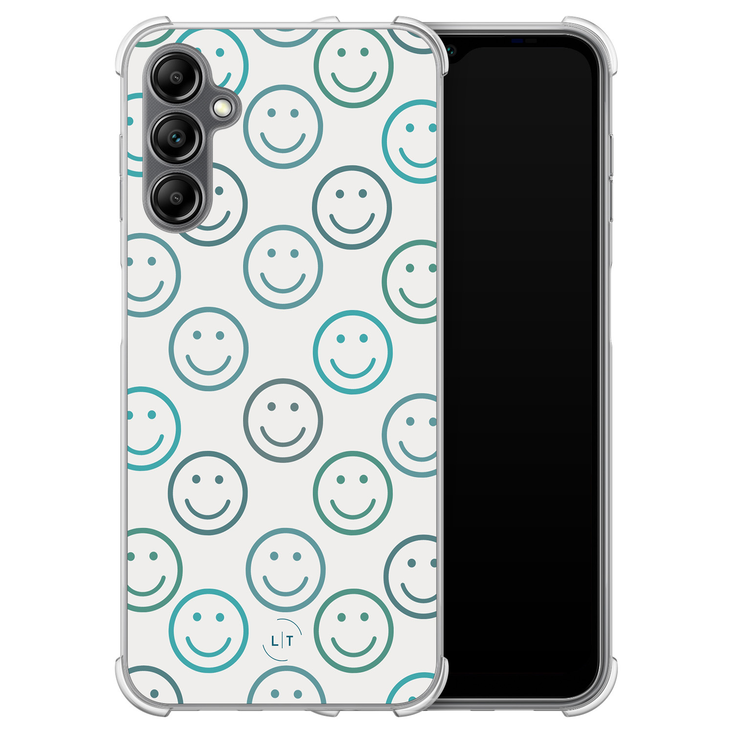 Leuke Telefoonhoesjes Samsung Galaxy A14 shockproof case - Happy faces