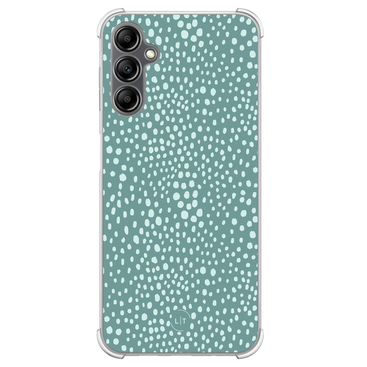 Leuke Telefoonhoesjes Samsung Galaxy A14 shockproof case - Blue dots