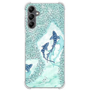 Leuke Telefoonhoesjes Samsung Galaxy A14 shockproof case - Baby shark