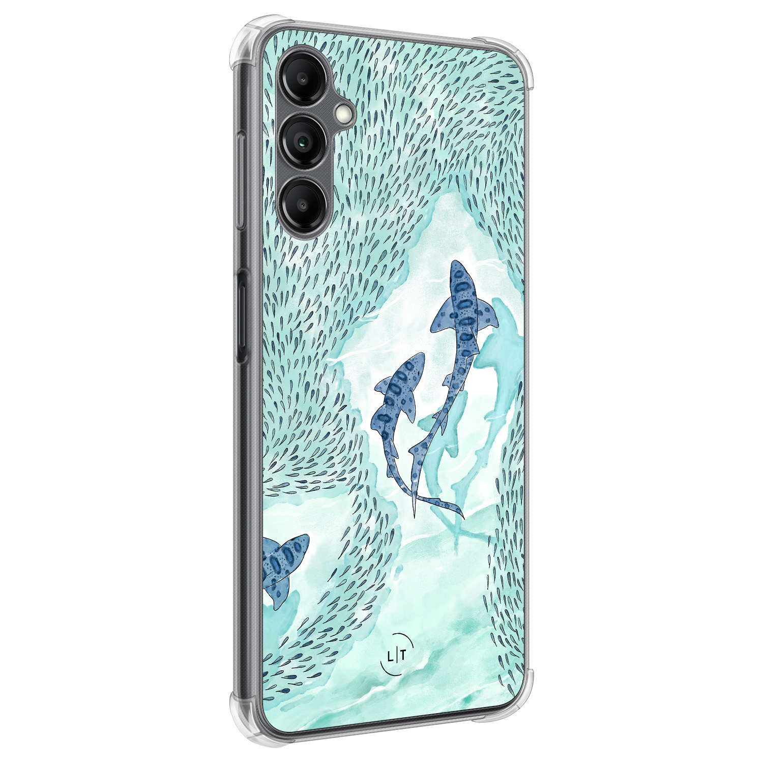 Leuke Telefoonhoesjes Samsung Galaxy A14 shockproof case - Baby shark