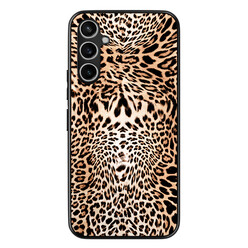 Leuke Telefoonhoesjes Samsung Galaxy A54 backcover hoesje - Luipaardprint