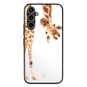 Leuke Telefoonhoesjes Samsung Galaxy A54 backcover hoesje - Giraffe