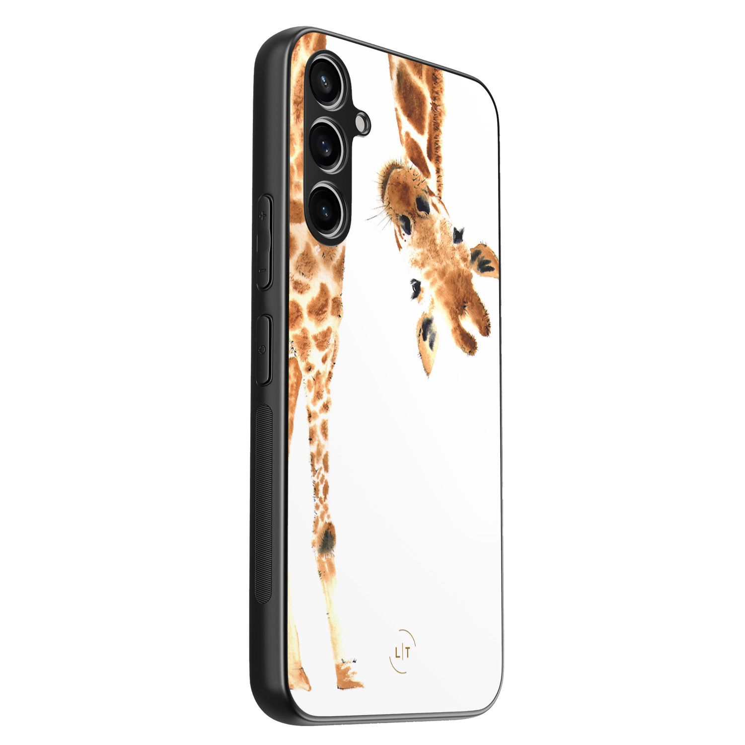 Leuke Telefoonhoesjes Samsung Galaxy A54 backcover hoesje - Giraffe