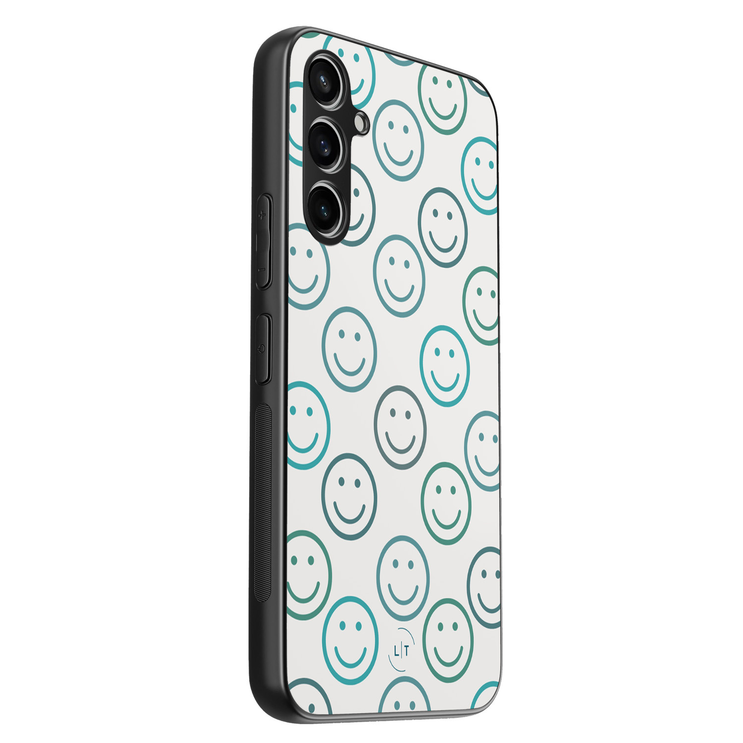 Leuke Telefoonhoesjes Samsung Galaxy A54 backcover hoesje - Happy faces