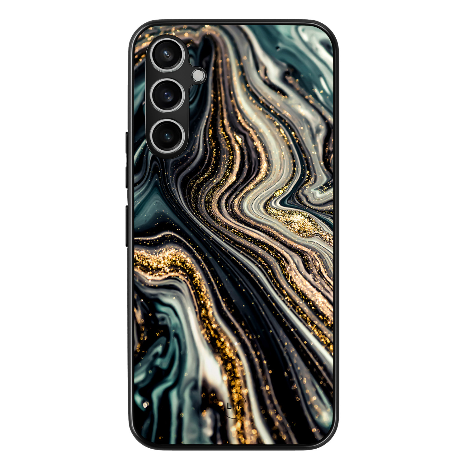 Leuke Telefoonhoesjes Samsung Galaxy A54 backcover hoesje - Marmer swirl