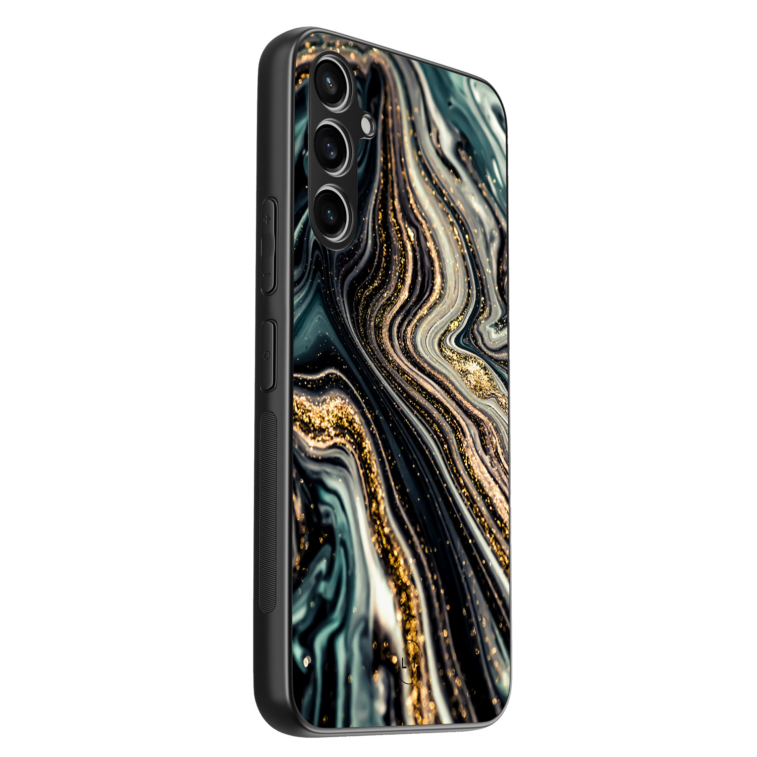 Leuke Telefoonhoesjes Samsung Galaxy A54 backcover hoesje - Marmer swirl