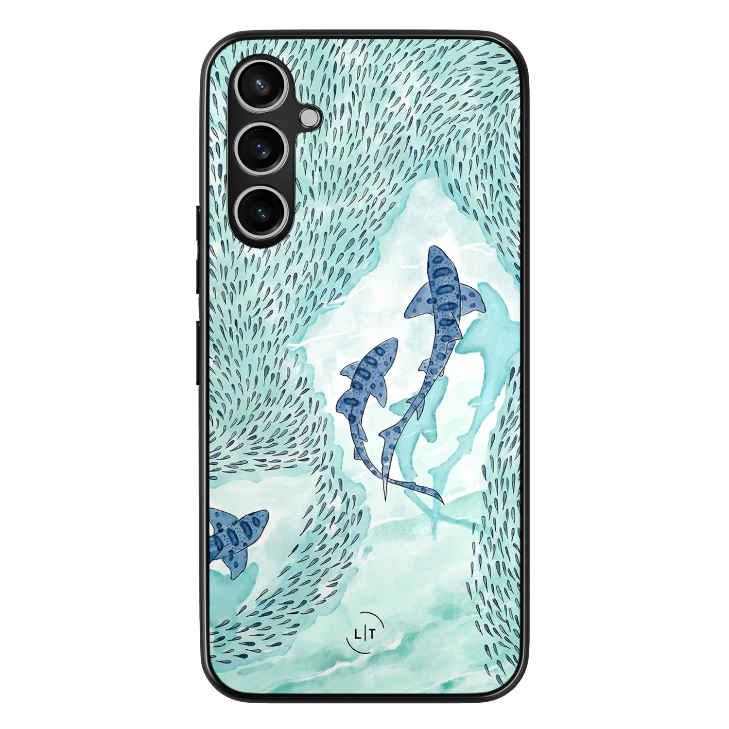 Leuke Telefoonhoesjes Samsung Galaxy A54 backcover hoesje - Baby shark