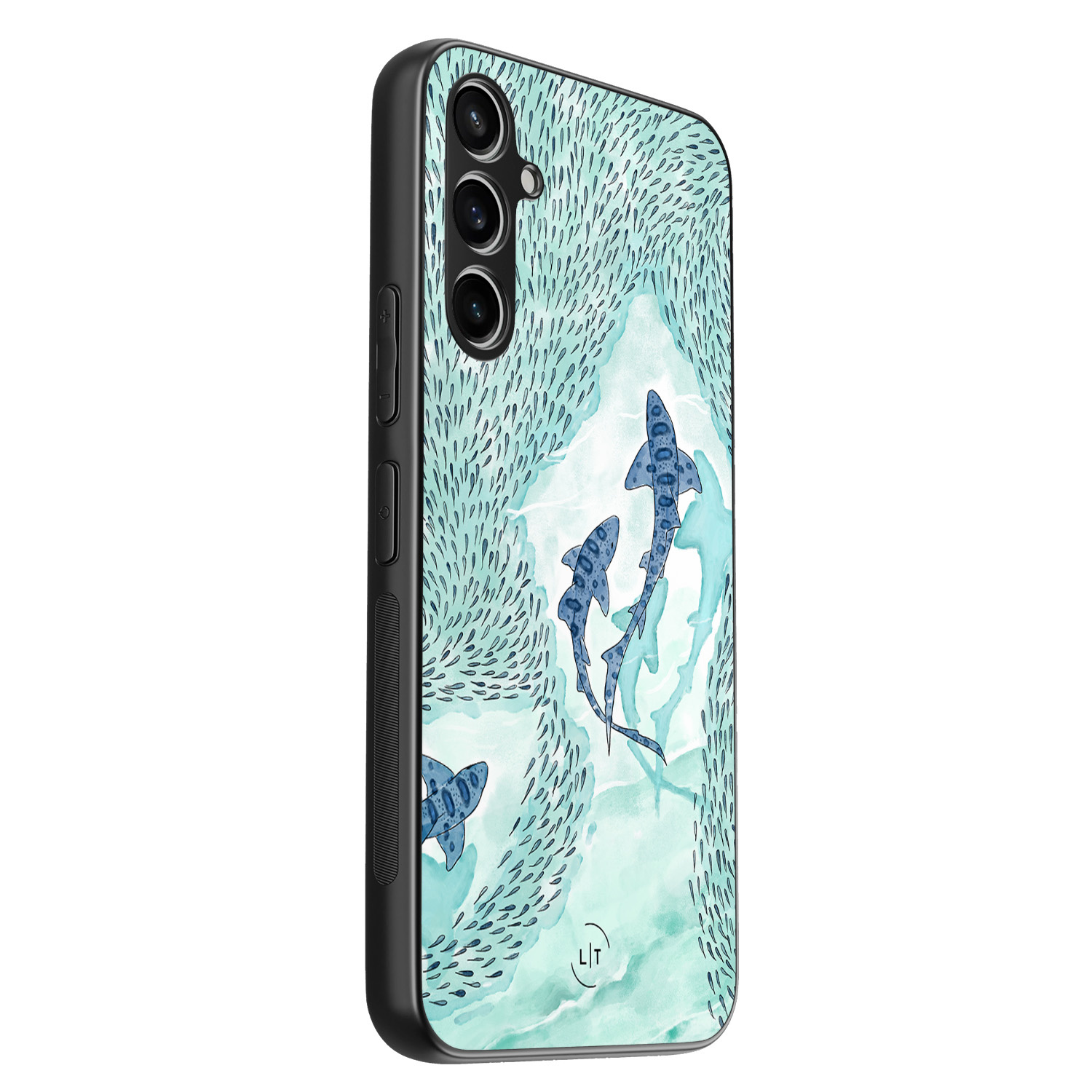 Leuke Telefoonhoesjes Samsung Galaxy A54 backcover hoesje - Baby shark