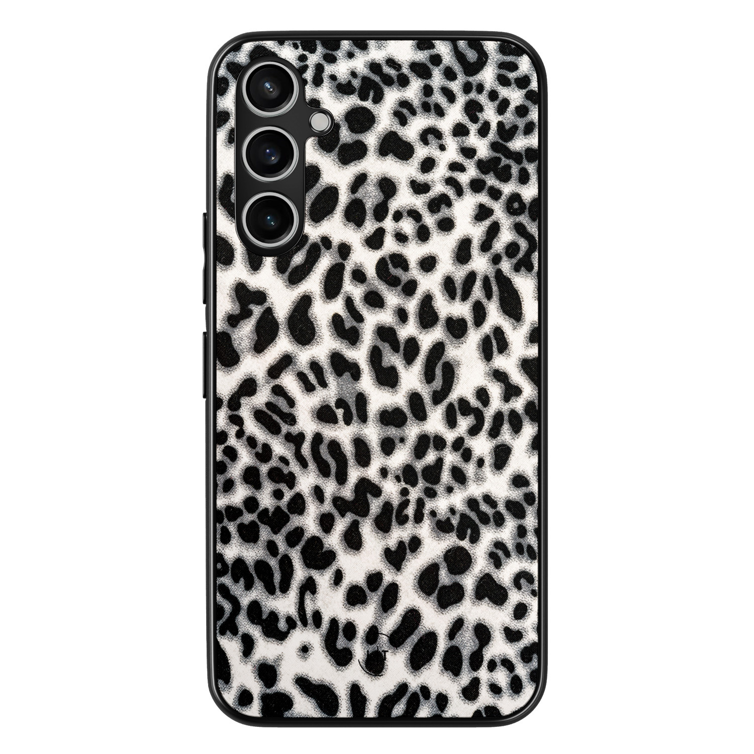 Leuke Telefoonhoesjes Samsung Galaxy A54 backcover hoesje - Luipaard grijs