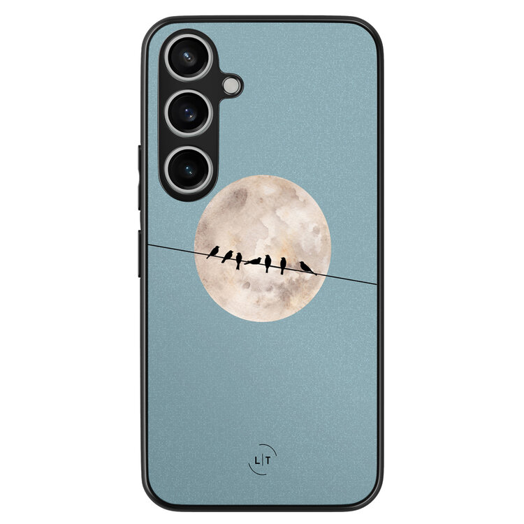 Leuke Telefoonhoesjes Samsung Galaxy A55 backcover hoesje - Moon birds