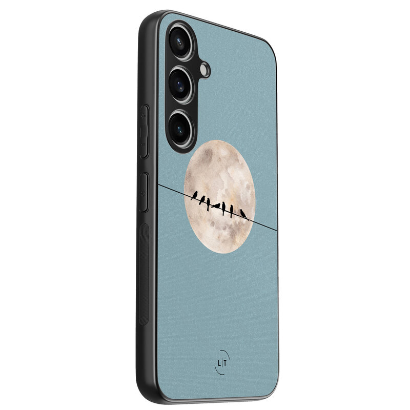 Leuke Telefoonhoesjes Samsung Galaxy A55 backcover hoesje - Moon birds