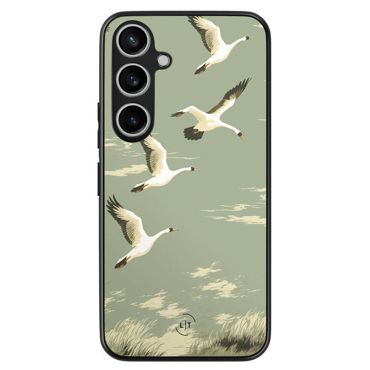 Leuke Telefoonhoesjes Samsung Galaxy A55 backcover hoesje - Vogels