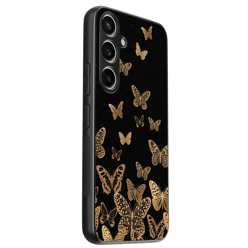 Leuke Telefoonhoesjes Samsung Galaxy A55 backcover hoesje - Vlinders
