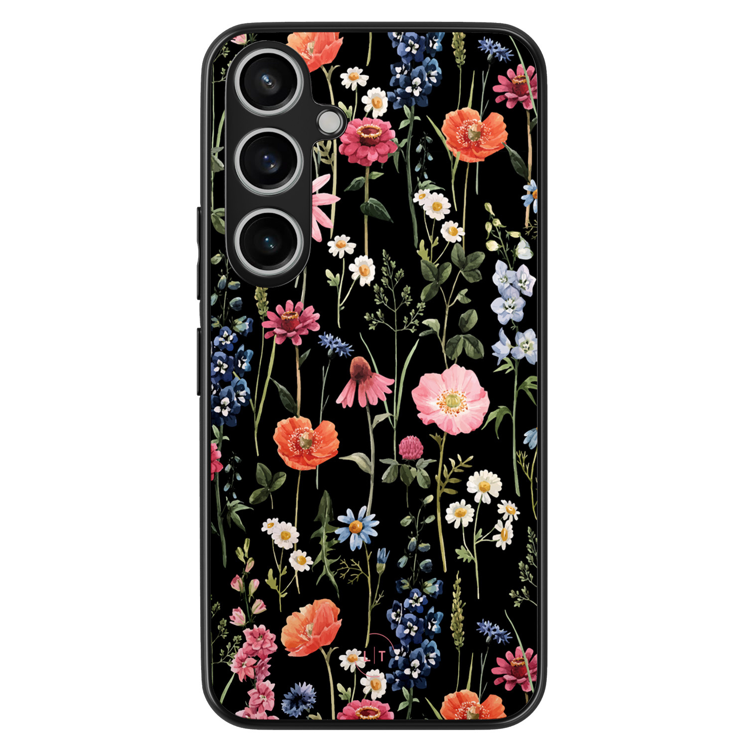 Leuke Telefoonhoesjes Samsung Galaxy A55 backcover hoesje - Dark flowers