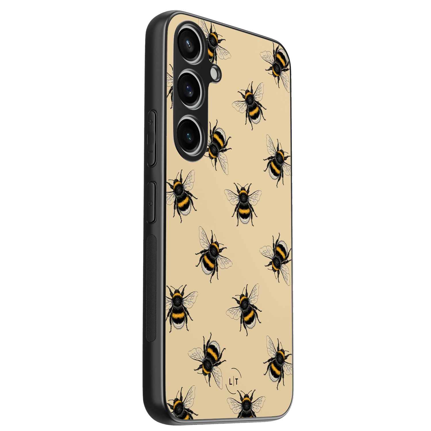 Leuke Telefoonhoesjes Samsung Galaxy A55 backcover hoesje - Bee happy
