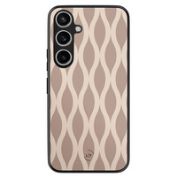 Leuke Telefoonhoesjes Samsung Galaxy A55 backcover hoesje - Abstract beige