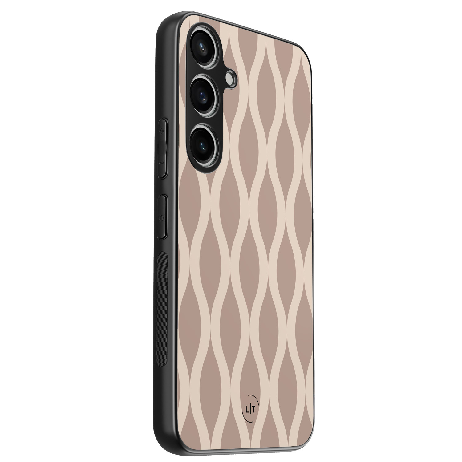 Leuke Telefoonhoesjes Samsung Galaxy A55 backcover hoesje - Abstract beige