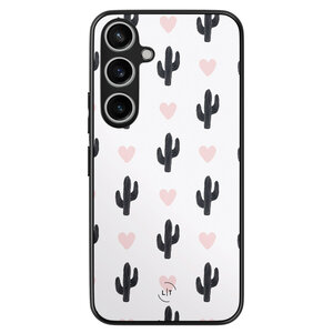 Leuke Telefoonhoesjes Samsung Galaxy A55 backcover hoesje - Cactus love
