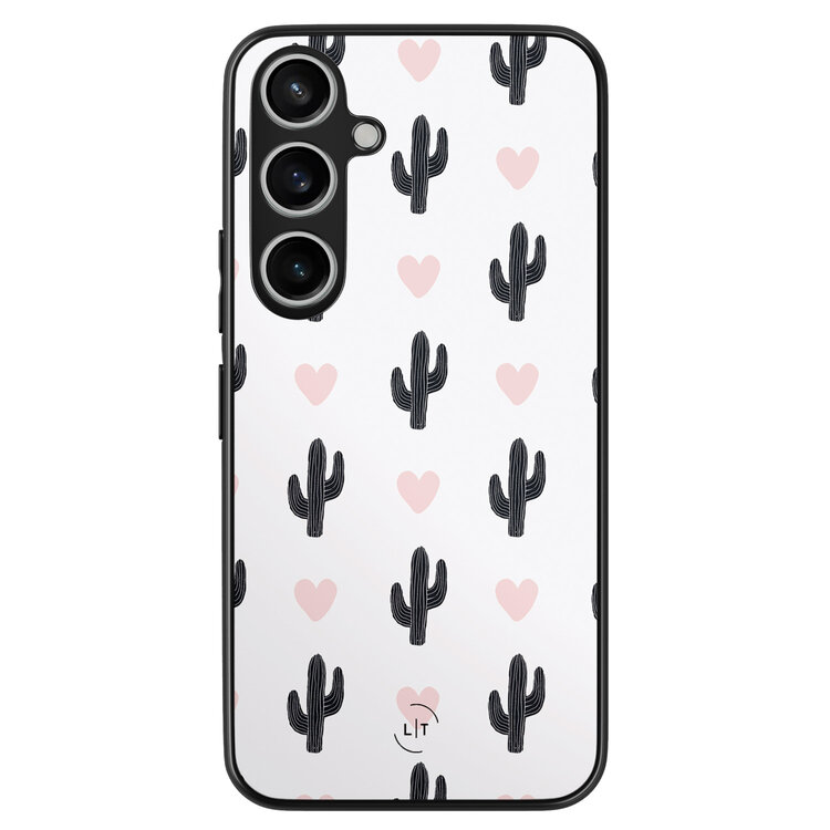 Leuke Telefoonhoesjes Samsung Galaxy A55 backcover hoesje - Cactus love