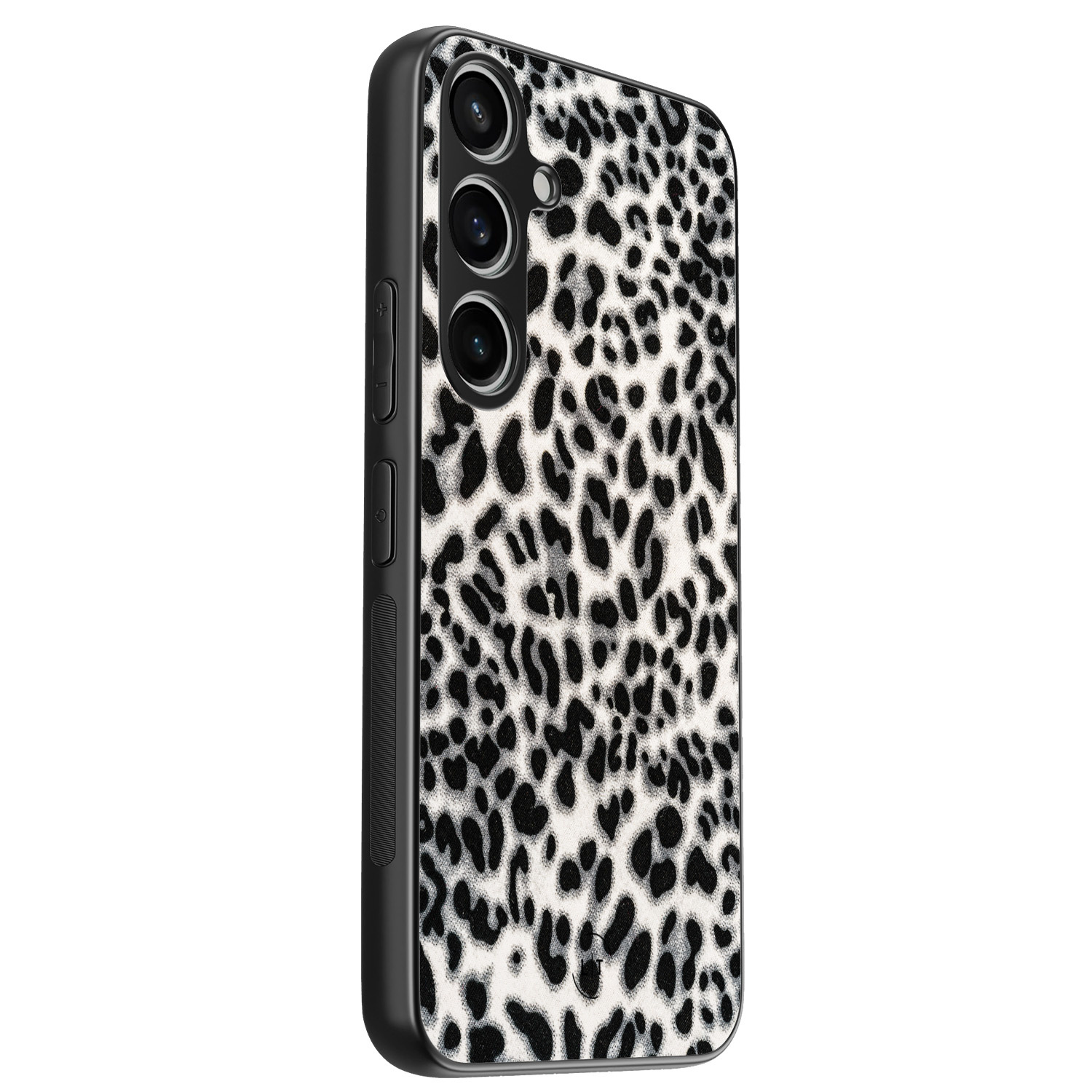 Leuke Telefoonhoesjes Samsung Galaxy A55 backcover hoesje - Luipaard grijs