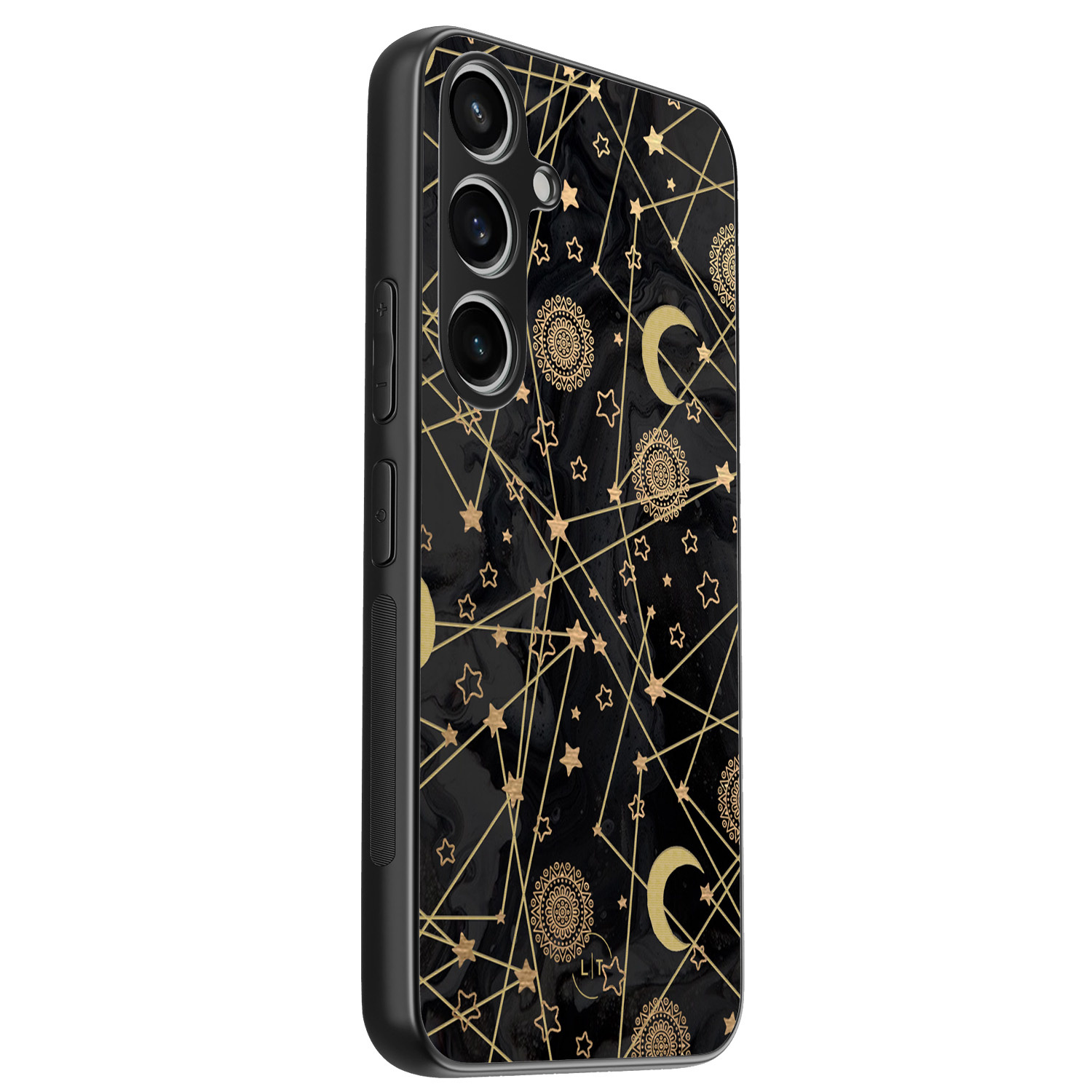 Leuke Telefoonhoesjes Samsung Galaxy A55 backcover hoesje - Sun, moon, stars