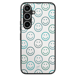 Leuke Telefoonhoesjes Samsung Galaxy A55 backcover hoesje - Happy faces