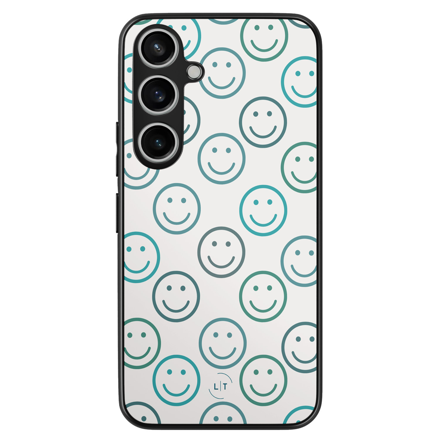 Leuke Telefoonhoesjes Samsung Galaxy A55 backcover hoesje - Happy faces