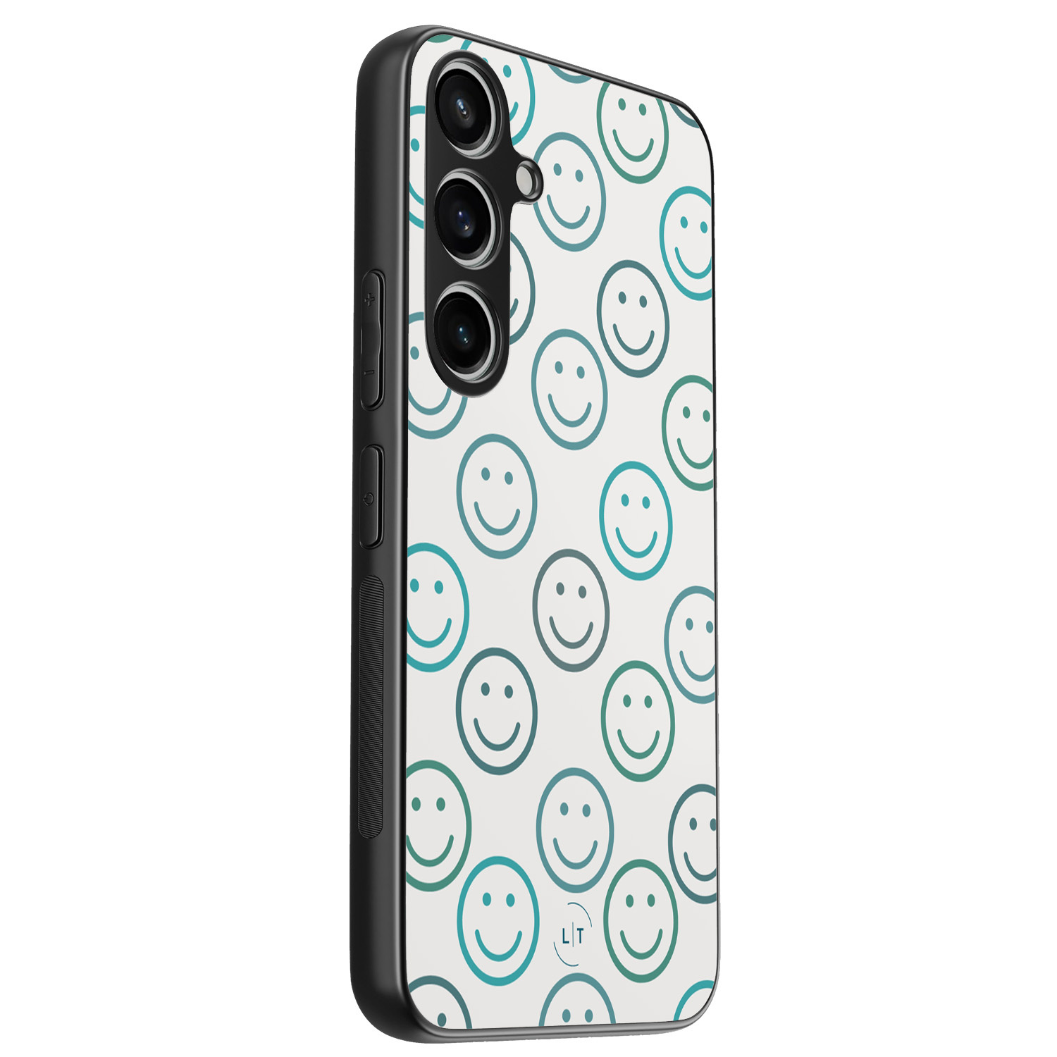 Leuke Telefoonhoesjes Samsung Galaxy A55 backcover hoesje - Happy faces