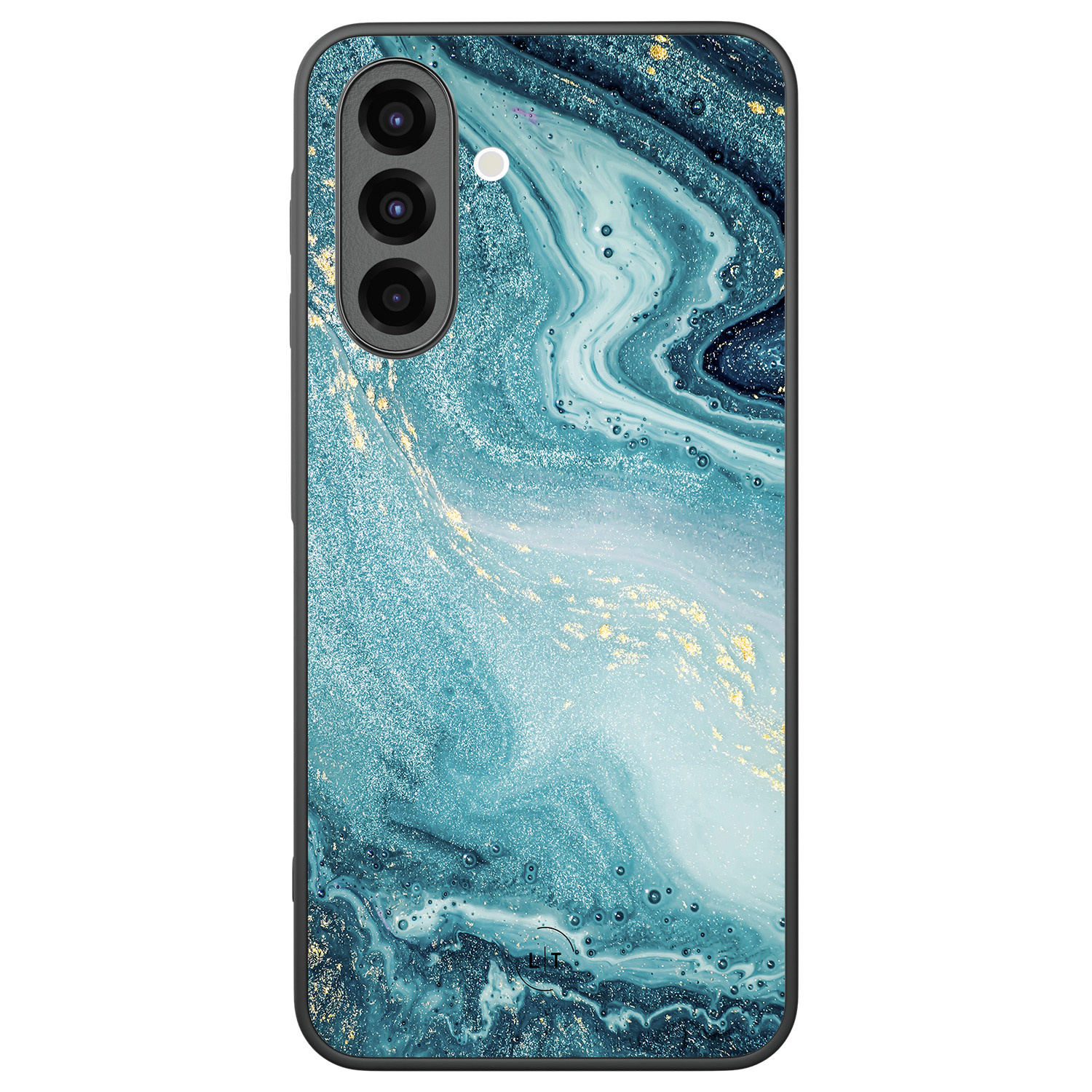 Leuke Telefoonhoesjes Samsung Galaxy A26 backcover hoesje - Marmer blauw