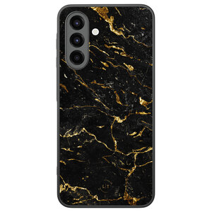 Leuke Telefoonhoesjes Samsung Galaxy A26 backcover hoesje - Marmer zwart goud