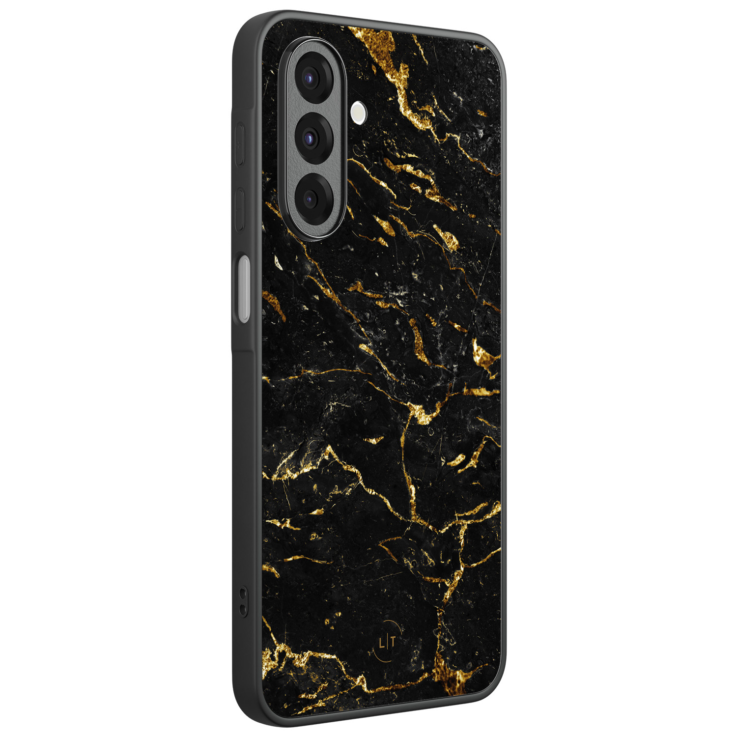 Leuke Telefoonhoesjes Samsung Galaxy A26 backcover hoesje - Marmer zwart goud