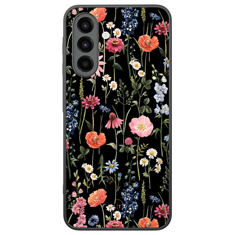Leuke Telefoonhoesjes Samsung Galaxy A26 backcover hoesje - Dark flowers