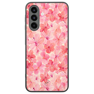 Leuke Telefoonhoesjes Samsung Galaxy A26 backcover hoesje - Pink flowers
