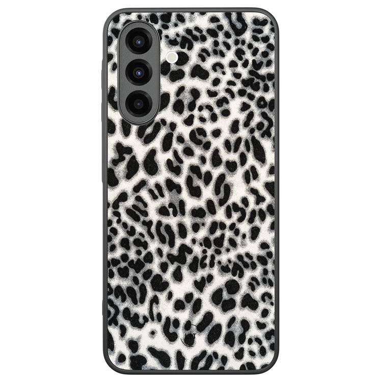Leuke Telefoonhoesjes Samsung Galaxy A26 backcover hoesje - Luipaard grijs