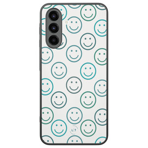 Leuke Telefoonhoesjes Samsung Galaxy A26 backcover hoesje - Happy faces