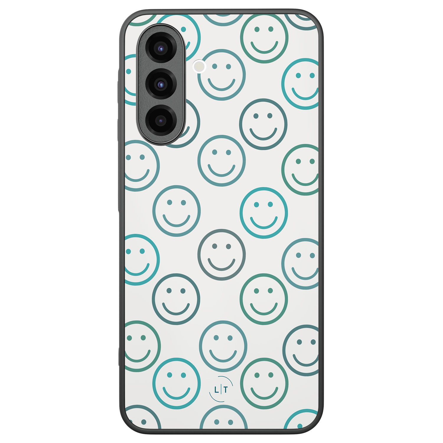 Leuke Telefoonhoesjes Samsung Galaxy A26 backcover hoesje - Happy faces