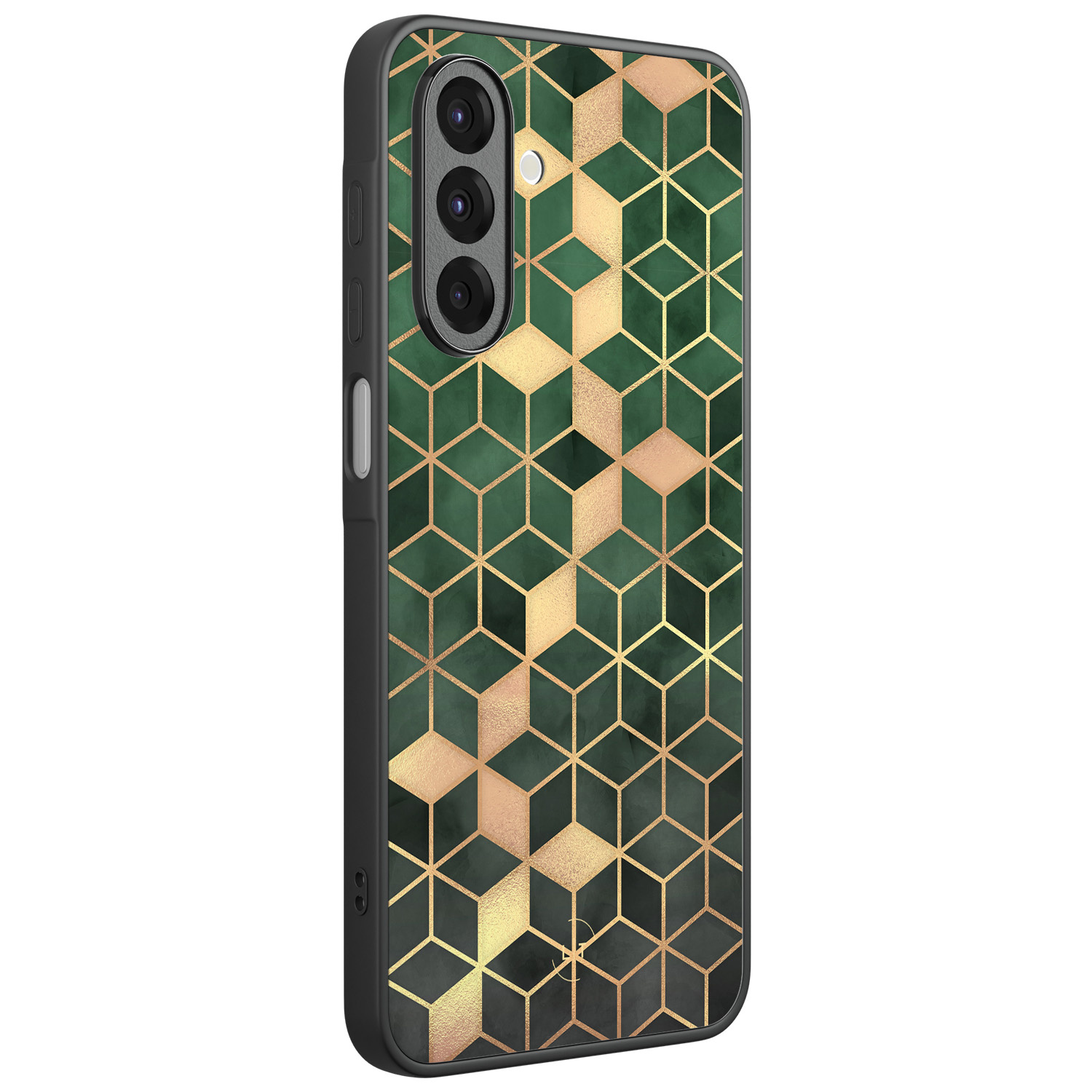 Leuke Telefoonhoesjes Samsung Galaxy A26 backcover hoesje - Kubus groen