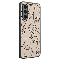 Leuke Telefoonhoesjes Samsung Galaxy A36 backcover hoesje - Abstract faces