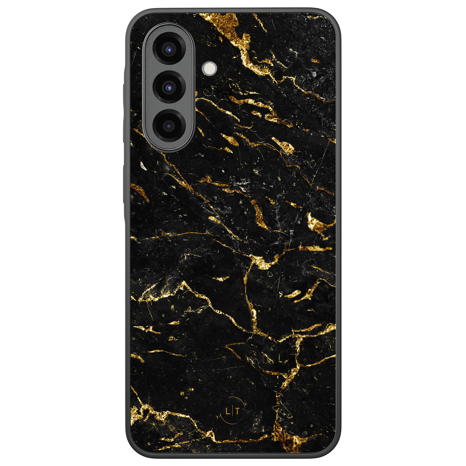 Leuke Telefoonhoesjes Samsung Galaxy A36 backcover hoesje - Marmer zwart goud